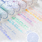 Cameo Shell Shimmering Pink Pastel Highlighters - 4 Colors Set