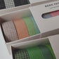 8 Rolls Basic Washi Tape Set | light color simple washi tape for sweet theme Journal deco |Candy color & Rainbow