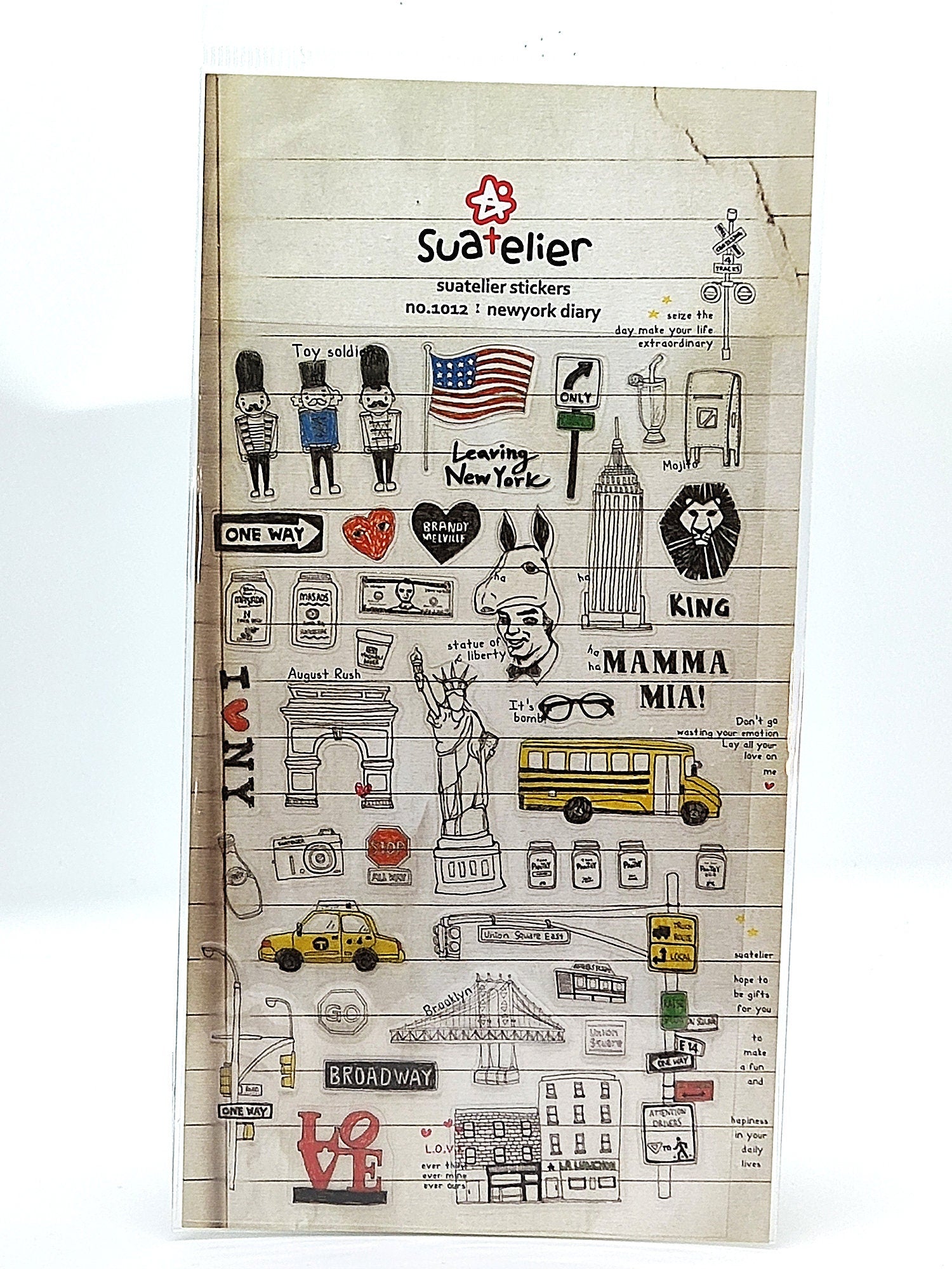 Suatelier Stickers Travel themed Stickers for gifting