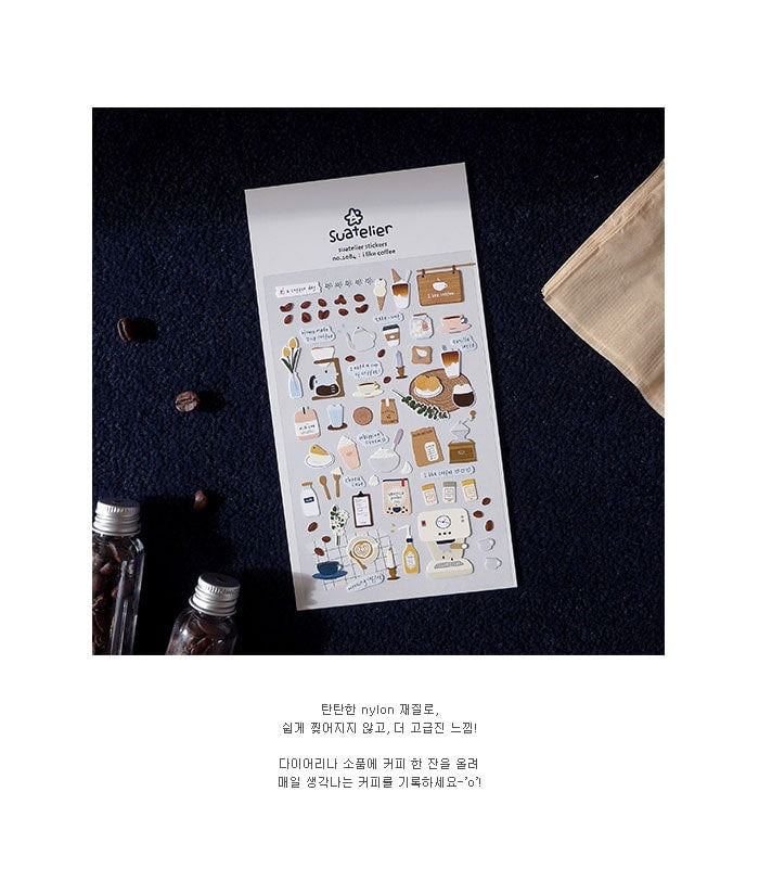 Suatelier Stickers| #1084, #1108, #1116, #1123, #1134 Korean